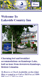 Mobile Screenshot of lakesideinn.bc.ca